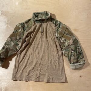 100 Gear Camouflage Long Sleeve Tactical Shirt Medium (JA)